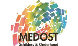 Het logo van Medost Schilders Medost Schilders, een schilder werkzaam in Haarlem