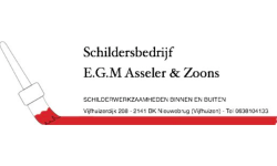 Het logo van E.G.M. Asseler & Zoons E.G.M. Asseler & Zoons, een schilder werkzaam in Haarlem